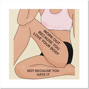 Love your Body Posters and Art